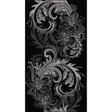 Lasselsberger (LB-Ceramics) Азур Черный (1645-0049) Декор 25x45 см, Россия, под обои  - фото 1 - фото 1