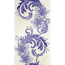 Lasselsberger (LB-Ceramics) Азур Крем Синий (1645-0057) Декор 25x45 см, Россия, под обои  - фото 1 - фото 1