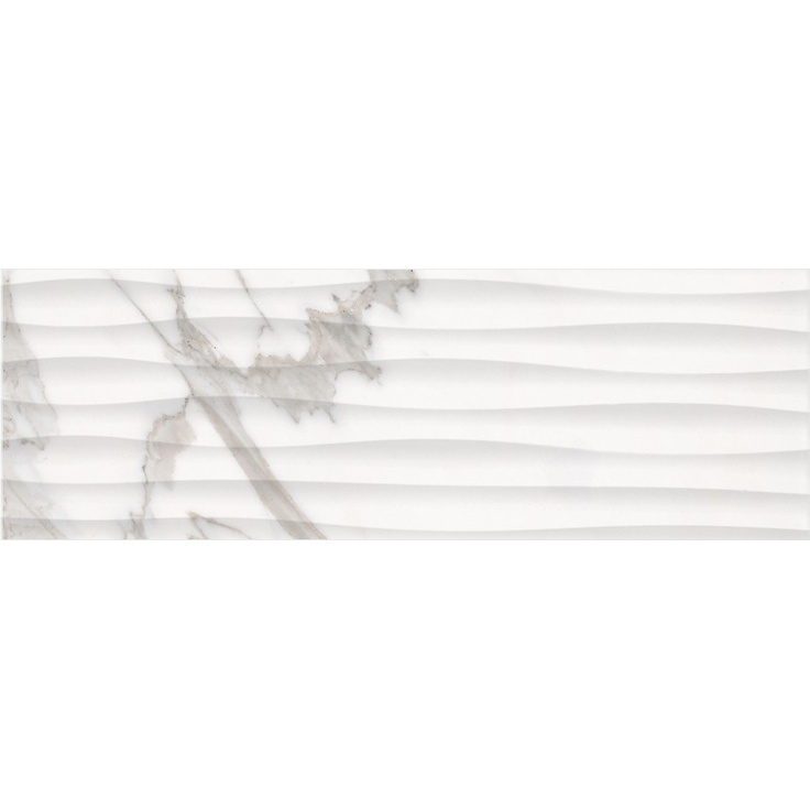 Lasselsberger (LB-Ceramics) Миланезе Дизайн 1064-0158 1064-0158 Каррара Волна Настенная плитка 20x60 см, Россия, под камень  - фото 1