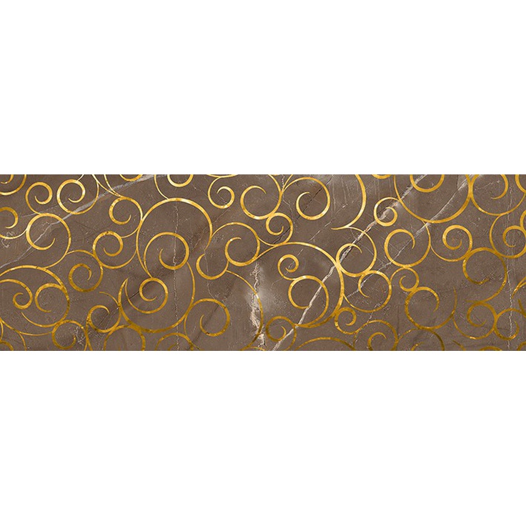 Lasselsberger (LB-Ceramics) Миланезе Дизайн 1664-0146 Марроне Декор 20x60 см, Россия - фото 1