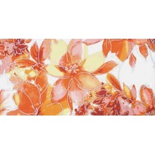 Lasselsberger (LB-Ceramics) Нега Акварель 3 оранжевый 1641-0044 Декор 19,8x39,8 см, Россия, под обои  - фото 1 - фото 1