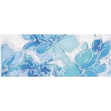 Lasselsberger (LB-Ceramics) Нега Акварель бордюр бирюзовый 1501-0066 7,5х19,8 Бордюр 7,5x19,8 см, Россия - фото 1 - фото 1