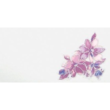 Lasselsberger (LB-Ceramics) Нега Акварель 4 сиреневый 1641-0049 Декор 19,8x39,8 см, Россия, под обои  - фото 1 - фото 1