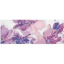 Lasselsberger (LB-Ceramics) Нега Акварель сиреневый 1501-0064 Бордюр 7,5x19,8 см, Россия, под обои  - фото 1 - фото 1