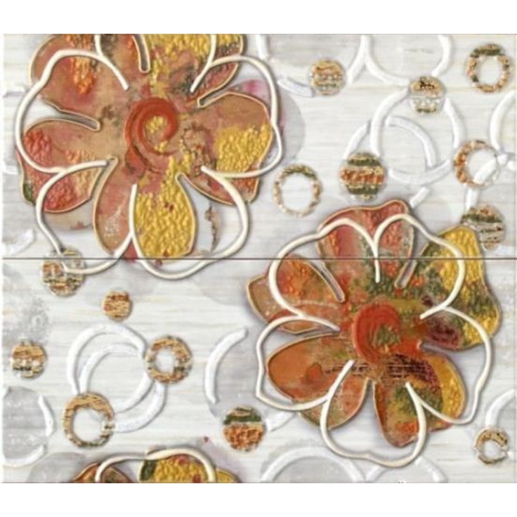 Latina ceramica Nubia Conjunto Biga Ocre 60х50 Панно 50x60 см, Испания - фото 1