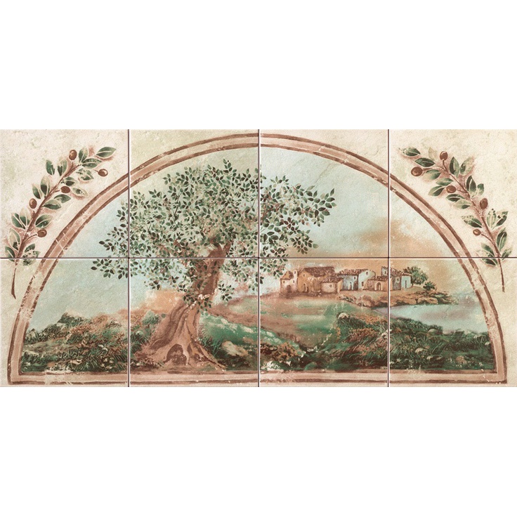 Lord Classic collection Ulivo Beige Панно 40x80 см, Италия, под обои  - фото 1