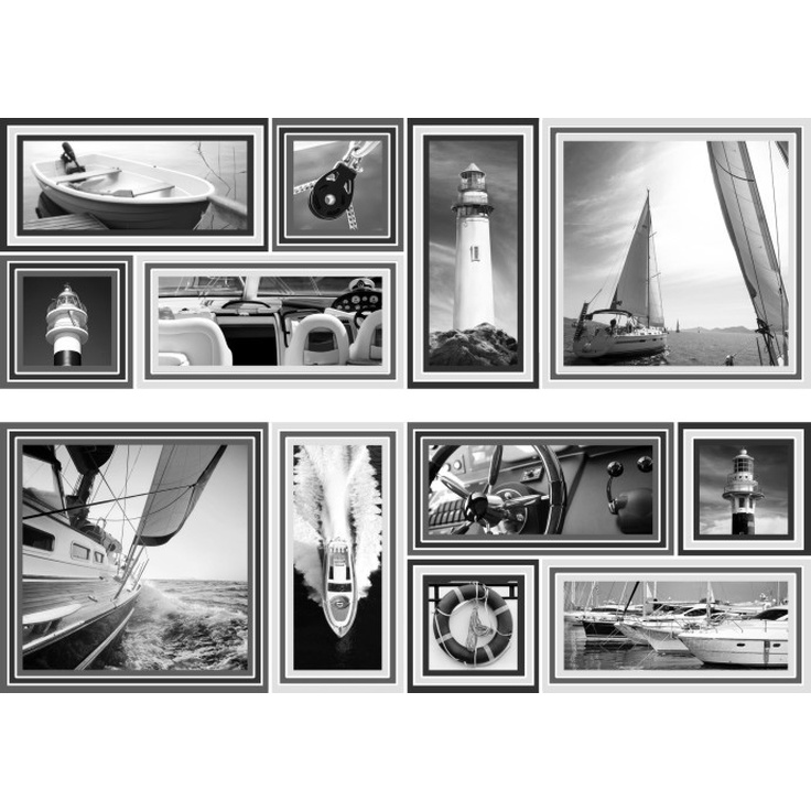 Mallol Genova Decor Memories Gris-2 Декор 50x75 см, Испания, под мозаику - фото 1