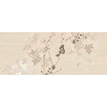 Marca Corona Bon chic Avorio Farfalla 1 Декор 20x50 см, Италия - фото 1 - фото 1