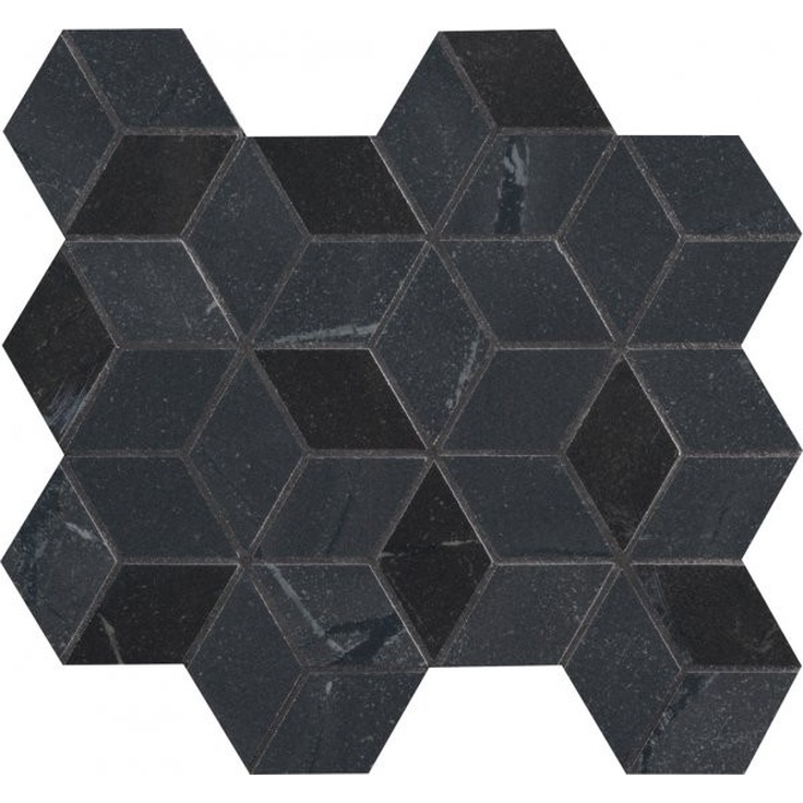 Marca Corona Newluxe Black Tessere Rombi Декор 26x28 см, Италия - фото 1