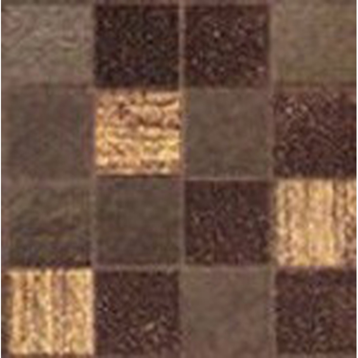 Metropol Ceramica Cirrus Taco Chess Marron Вставка 9,5x9,5 см, Испания, под металл - фото 1