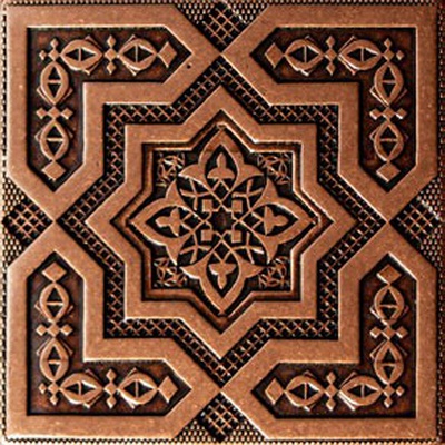 moneli decor dekorativnye vstavki latun beni maclet satined cooper 6x6 keramicheskaya plitka i keramogranit