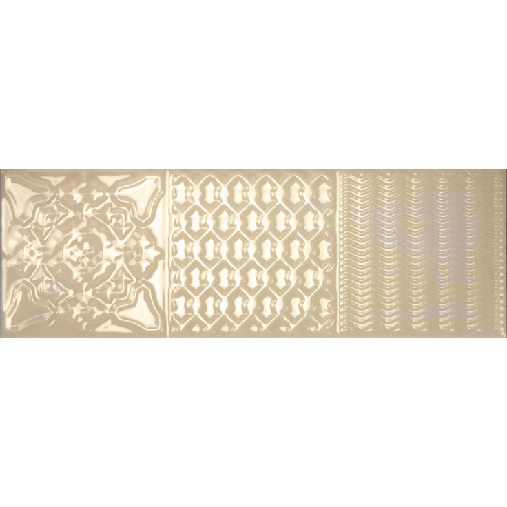 Monopole Ceramica Esencia Relieve Crema Brillo Настенная плитка 10x30 см, Испания, ничего - фото 1 Monopole Ceramica Esencia Relieve Crema Brillo Настенная плитка 10x30 см, Испания, ничего - фото 1