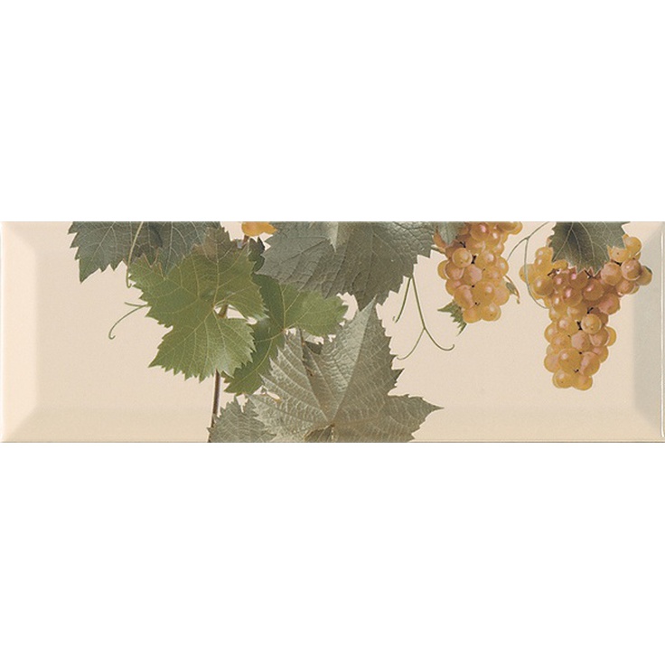 Monopole Ceramica Moscatel Crema 2 Декор 10x30 см, Испания, под кирпич  - фото 1