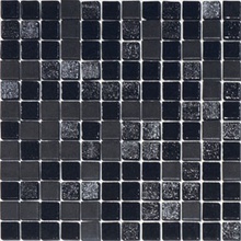 Mosavit Moondance Negro Мозаика 31,6x31,6 см, Испания, под мозаику - фото 1 - фото 1