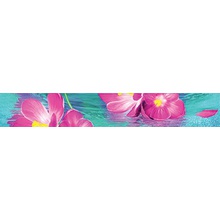 Муза-Керамика Ocean flowers B300D240 Бордюр 4,5x30 см - фото 1 - фото 1