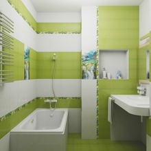 Муза-Керамика Waterfall mountains 20x30 см - фото интерьера 1 - фото 2