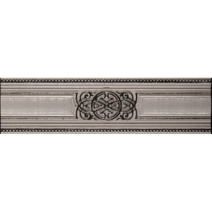 Newker Esedra Listelo Vesta Grey Бордюр 8x30 см, Испания, под металл - фото 1