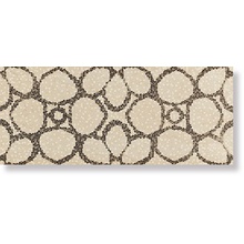 Novabell Absolute Crema Marfil/Bro Fascia Fiore Mosaico Crema Marfil Декор 25x59,1 см, Италия, под обои  - фото 1 - фото 1