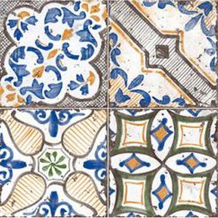 Novabell Materia MAT D35K Decoro Vietri Mix Декор 15x15 см, Италия, под обои - фото 1 Novabell Materia MAT D35K Decoro Vietri Mix Декор 15x15 см, Италия, под обои - фото 1