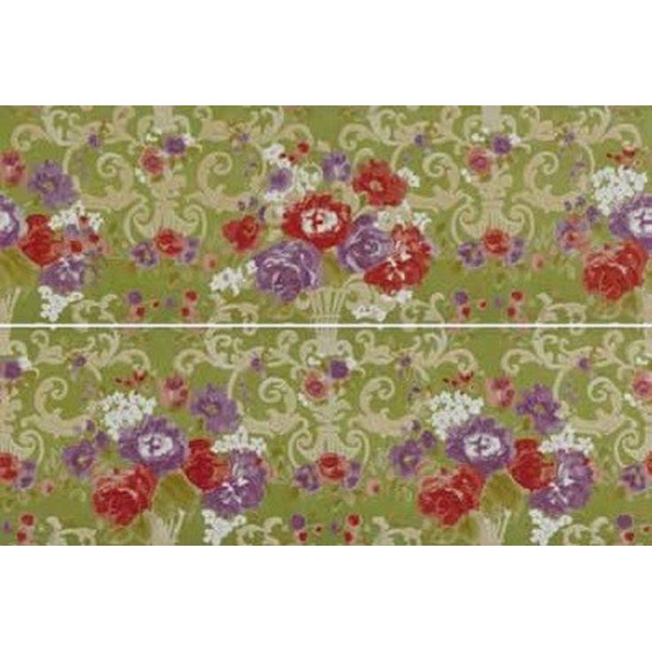 Petracer`s Primavera Romana Fioritura Su Verde Декор 65x97,7 см, Италия, под обои  - фото 1