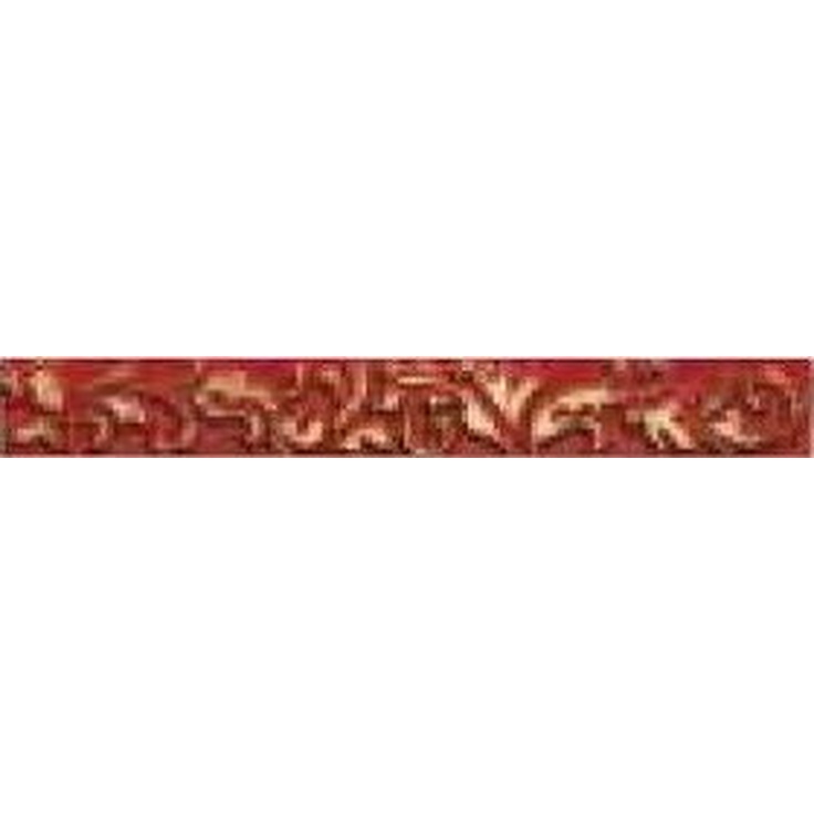 Petracer`s Primavera Romana Listello Ricciolo Rosso Бордюр 4x32,5 см, Италия, под обои  - фото 1
