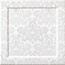 Piemme Valentino Elite MRV173 Forma Bianco damasco 15220 Настенная плитка 30x30 см, Италия, под обои  - фото 1