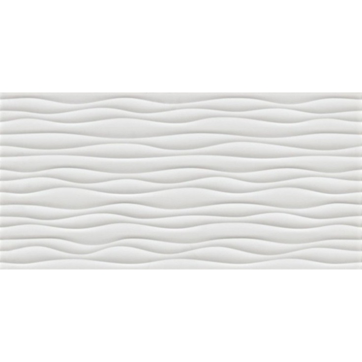 Piemme Valentino Satin 50290 Grigio Wave Mrv288 Декор 31x62,2 см, Италия, под обои  - фото 1