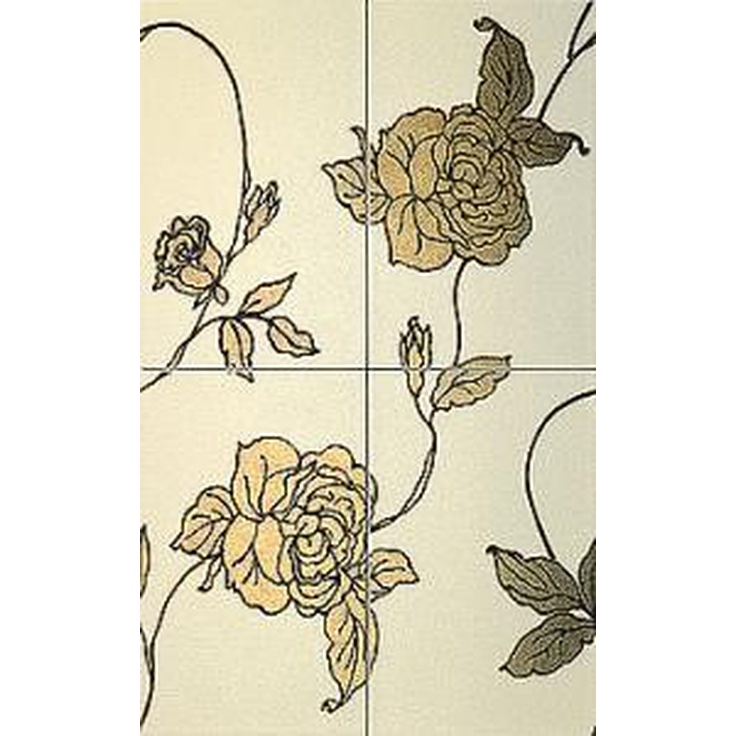 Piemme Valentino Tresor VC557 Avorio Fiore Панно 50x80 см, Италия, под обои  - фото 1