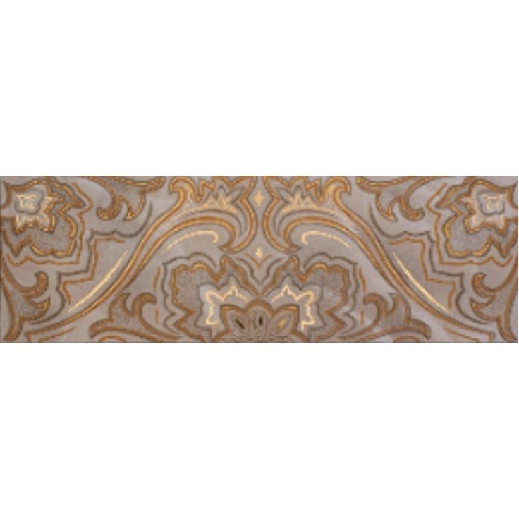 Plaza Silk Decor Gold Керамогранит 20x60 см, Испания, под обои  - фото 1