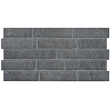 Porcelanicos hdc Brick Dark Настенная плитка 30,5x60 см, Испания, под мозаику - фото 1 - фото 1