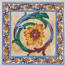 Porcelanite Dos 0601 Taco Sierra 601 Calpe Вставка 16,7x16,7 см, Испания, под обои  - фото 1 - фото 1