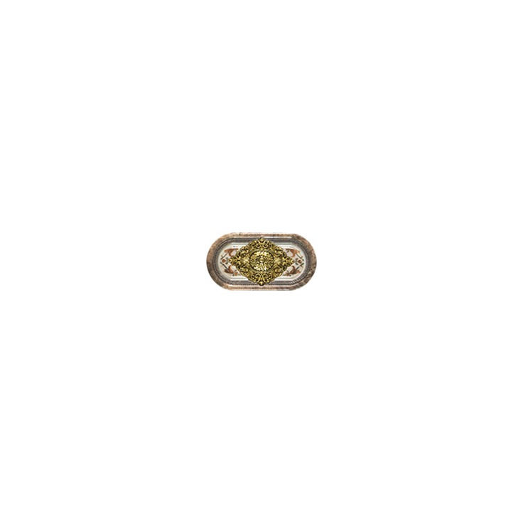 Porcelanite Dos Serie 9500 Inserto  Marron Imperial Вставка 9x17 см, Испания - фото 1