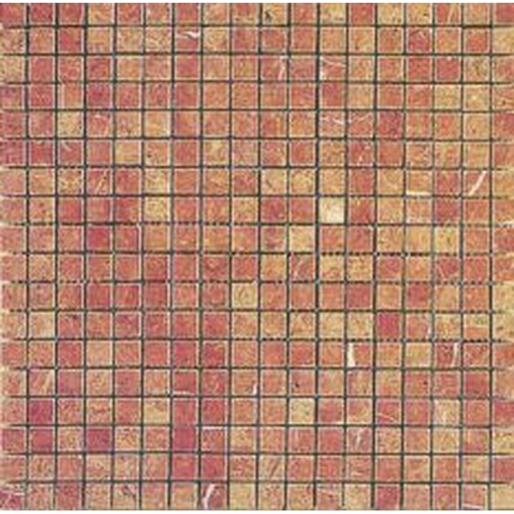 Premium Marble Чистые цвета Rojo Alicante Polished Мозаика 29,7x29,7 см, Китай, под камень  - фото 1