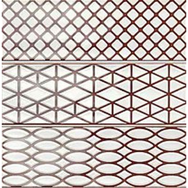 Marazzi Ragno Brick Glossy R4KU Dec Mix 3 Purple Настенная плитка 10x30 см, Италия, под обои  - фото 1