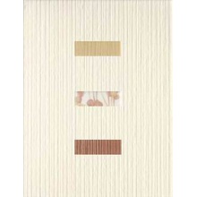 Rako Samba WILKA002 Желто-Кирпичный Декор 25x33 см, для гостиной, стиль: современный, цвет: бежевый, Чехия, под обои  - фото 1 - фото 1