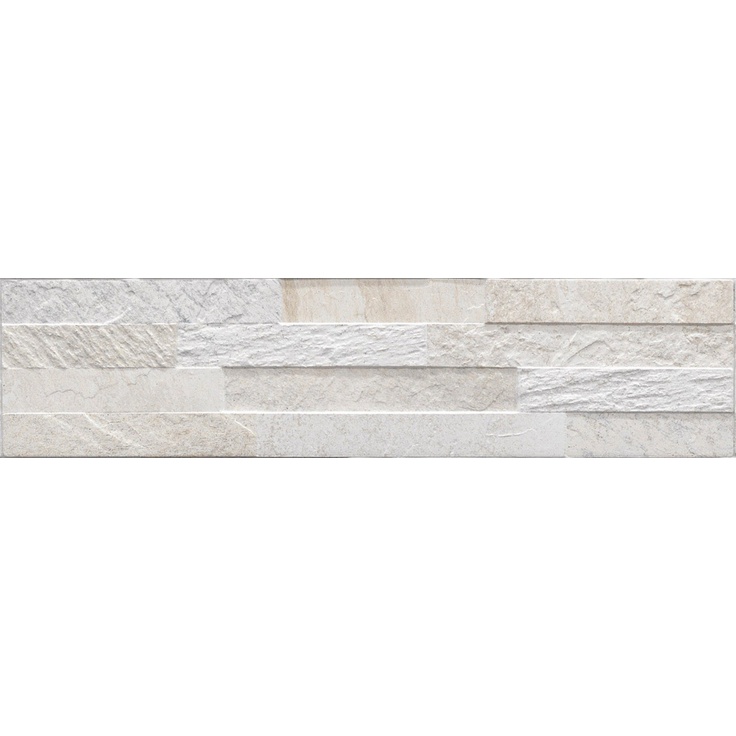 Ceramiche RHS (Rondine) Cubics J86620 White Керамогранит 15x61 см, Италия, под камень  - фото 1