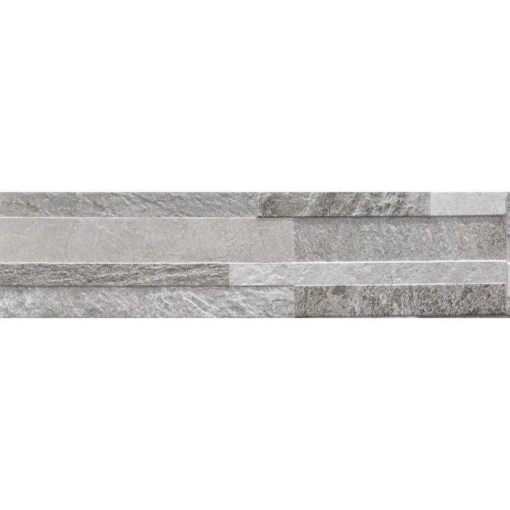 Ceramiche RHS (Rondine) Cubics J86619 Grey Керамогранит 15x61 см, Италия, под камень  - фото 1