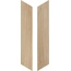 Ceramiche RHS (Rondine) Woodie J86590 Beige Chevron Керамогранит 7,5x40,7 см, Италия, под дерево - фото 1