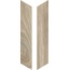 Sadon Woodie J86592 Brown Chevron Керамогранит 7,5x40,7 см, Италия, под дерево - фото 1