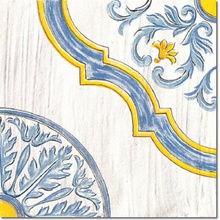 Savoia Cotto-Meditteraneo Procida Blu Керамогранит 33,3x33,3 см, Италия, под обои  - фото 1 - фото 1