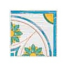 Savoia Cotto-Meditteraneo Petali Ang Fas Вставка 16,5x16,5 см, Италия, под обои  - фото 1 - фото 1