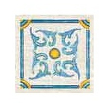 Savoia Cotto-Meditteraneo Procida Blu Ang Fas Вставка 16,5x16,5 см, Италия, под обои  - фото 1 - фото 1
