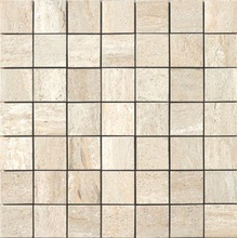 Serenissima Capri I Travertini Nat Beige Mosaico 6Х6 10 Декор 42,5x42,5 см, Италия - фото 1 - фото 1