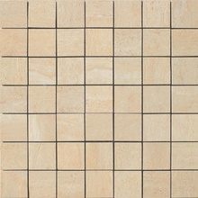 Serenissima Capri I Travertini Nat Crema Mosaico 6Х6 10 Декор 42,5x42,5 см, Италия - фото 1 - фото 1