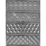 Stratos (Heralgi) Garden Dec Geometry PVD Plata Настенная плитка 10x30 см, Испания, под металл - фото 1