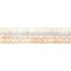 Tagina Woodays bath Woodays Bath Cornice Anellata Оcra Colorato Бордюр 7x30,5 см, Италия, под камень  - фото 1