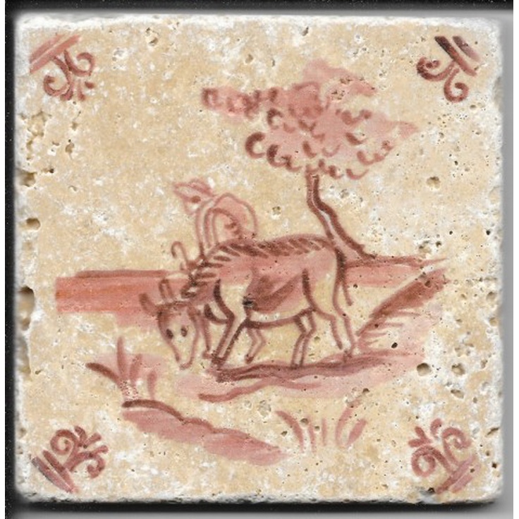 Травертин Provance Изразцы 2 Декор 10x10 см, Турция - фото 1