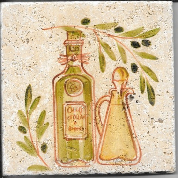 Травертин Provance Оливки 1 Декор 20x20 см, Турция - фото 1