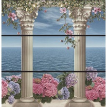 Undefasa Ceramica Calacatta Decorado Amalfi-3 (из 3-х штук) Декор 25x75 см, Испания, под обои  - фото 1 - фото 1