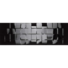 Undefasa Ceramica Colorgloss Negro Grid Настенная плитка 25x75 см, Испания - фото 1 - фото 1